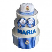 tarta de pañales real madrid