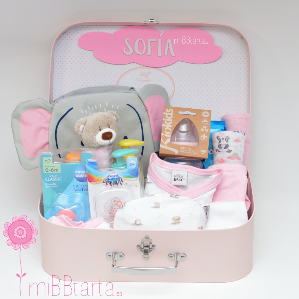 Canastilla bebé niña