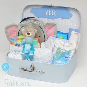 Canastilla recién nacido personalizada