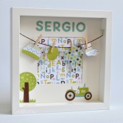 regalo recién nacido cuadro