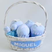 cesta de cupcakes de pañales