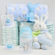 tarta de pañales Baby Shower