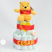 tarta de pañales Disney Winnie
