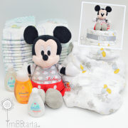tarta pañales disney mickey