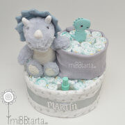 Tarta de pañales unisex