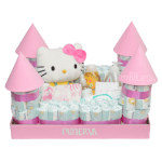 Castillo de pañales Hello Kitty