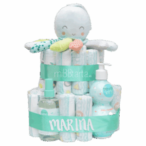 Tarta de pañales Seven Kids