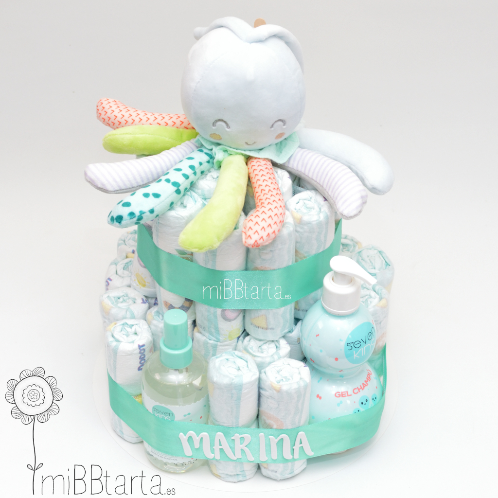 Tarta de pañales Unisex