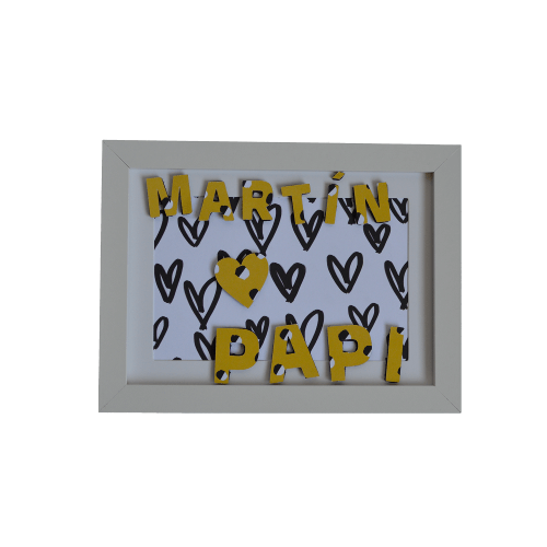 Cuadro recién nacido para día del padre