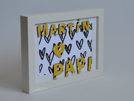 Cuadro "I ♥ Papi" - Imagen 7