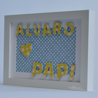 Cuadro "I ♥ Papi" - Imagen 6