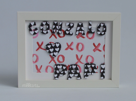 Cuadro "I ♥ Papi" - Imagen 5