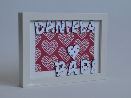 Cuadro "I ♥ Papi" - Imagen 3