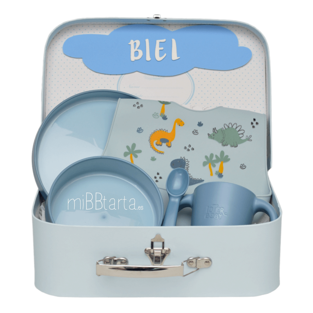 Canastilla bebé comida