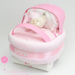 Carro de pañales de paseo niña Carro de pañales de paseo