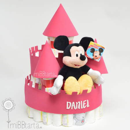 Castillo de pañales niño