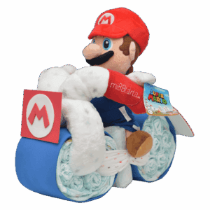 Moto de pañales Mario Bros