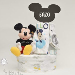 Pastel de pañales verano Disney Regalos con pañales originales
