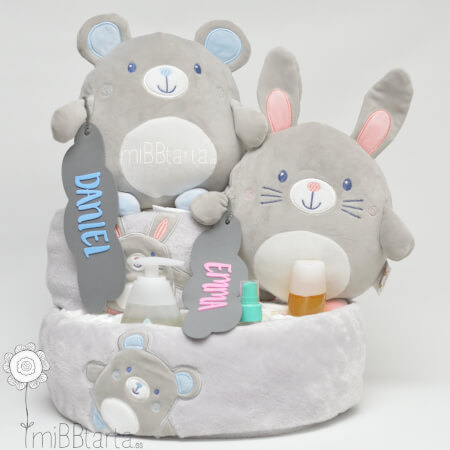 Canastilla para gemelos