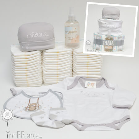 Tarta de pañales recién nacido