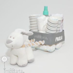 figura de pañales carro tarta pañales original