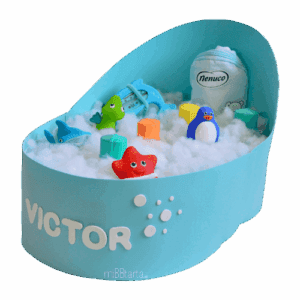 bañera de pañales