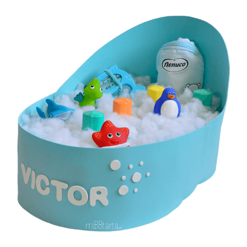bañera de pañales