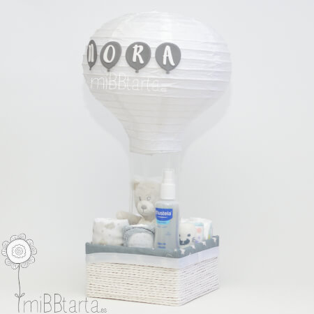 canastilla bebe globo aerostático