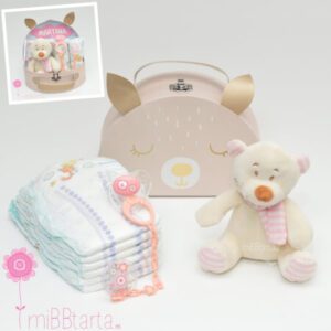 canastilla bebé niña