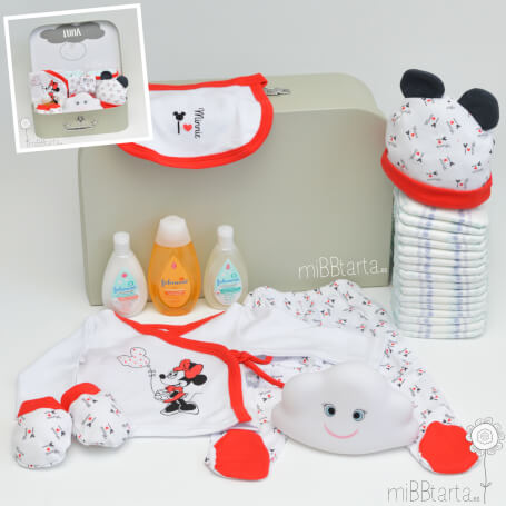 canastilla pañales disney