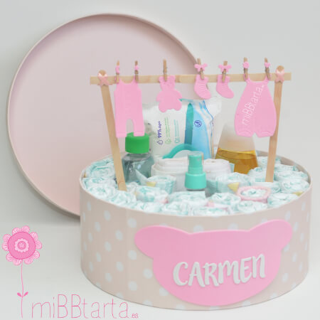 canastilla bebé niña