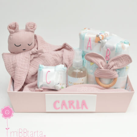 canastilla bienvenida doudou