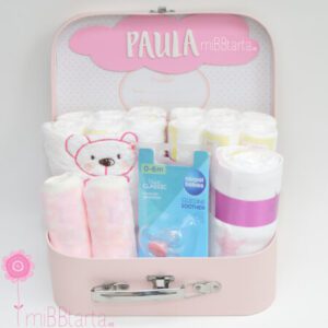 canastilla de pañales personalizada