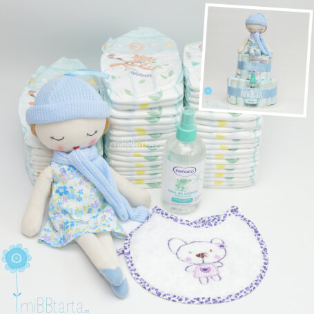 canastilla niña muñeca