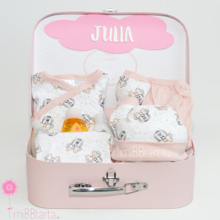 canastilla recién nacido Minnie