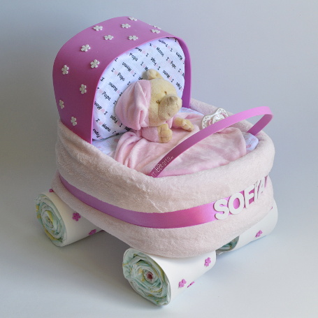 carro de pañales de paseo