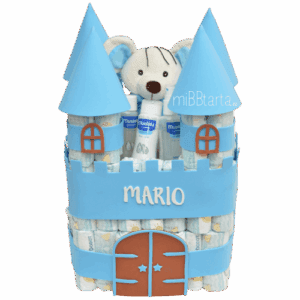 Castillo de pañales Mustela