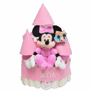 castillo de pañales Disney