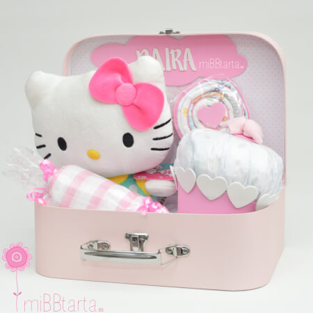 cesta bebé hello kitty