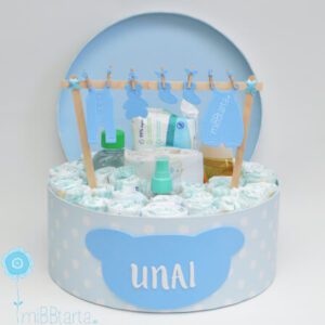 cesta bebé sombrera con ropita cesta bebe niño