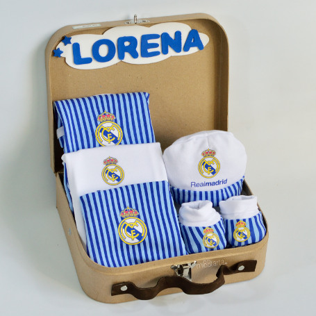 cesta canastilla bebe real madrid