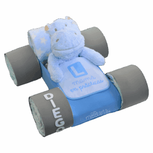 coche de pañales de carreras