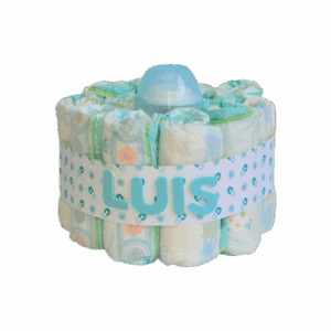 Mini Tarta de pañales Biberón
