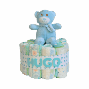 Mini Tarta de pañales Peluchito