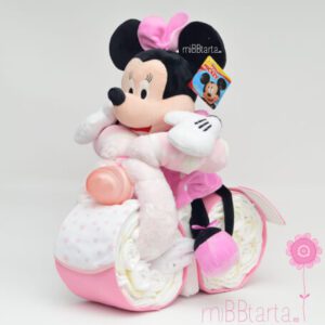 moto de pañales Minnie moto de pañales Minnie