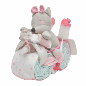 Moto de pañales peluche musical