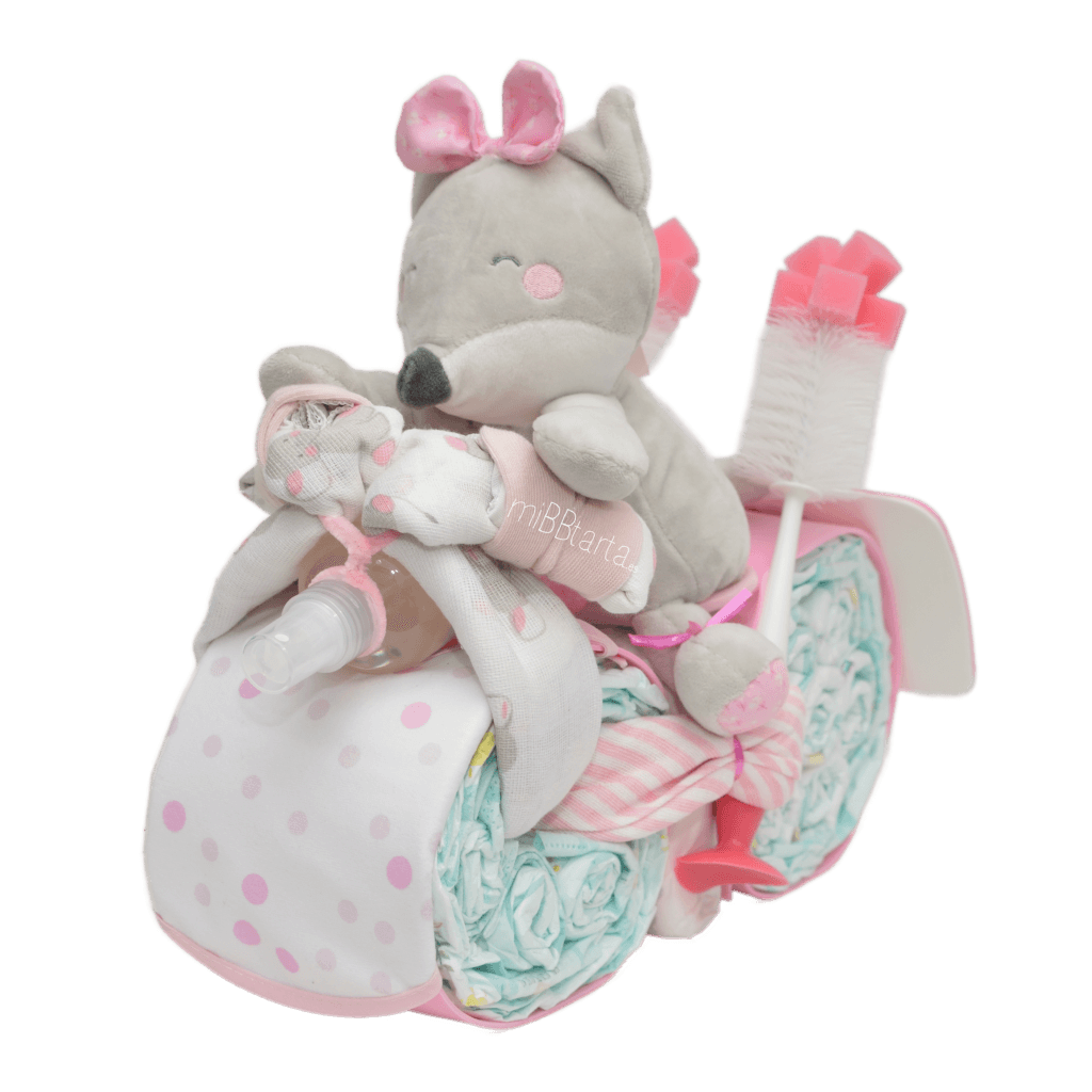 Moto de pañales peluche musical