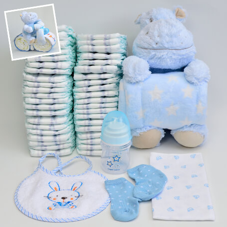 moto de pañales niño