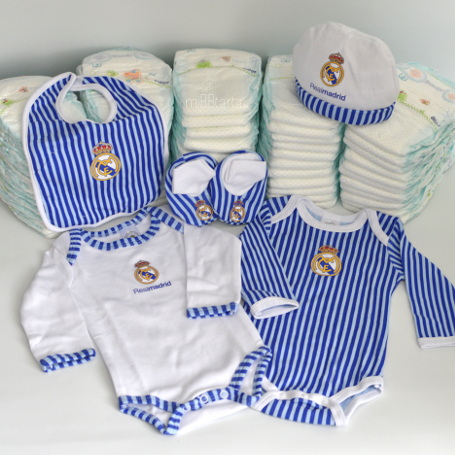 regalo recién nacido real madrid