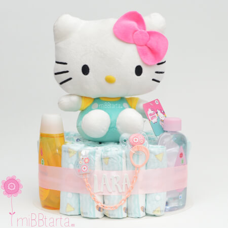 tarta de pañales babyshower